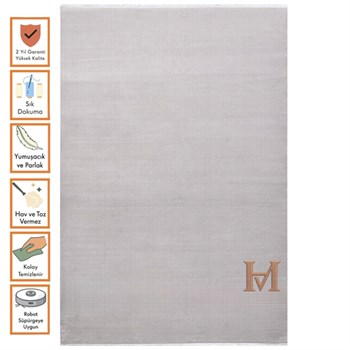 WOOLKNOT HALI FLAT FLT4002 GRİ