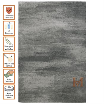 WOOLKNOT HALI FLAT FLT4004 GRİ ANTRASİT