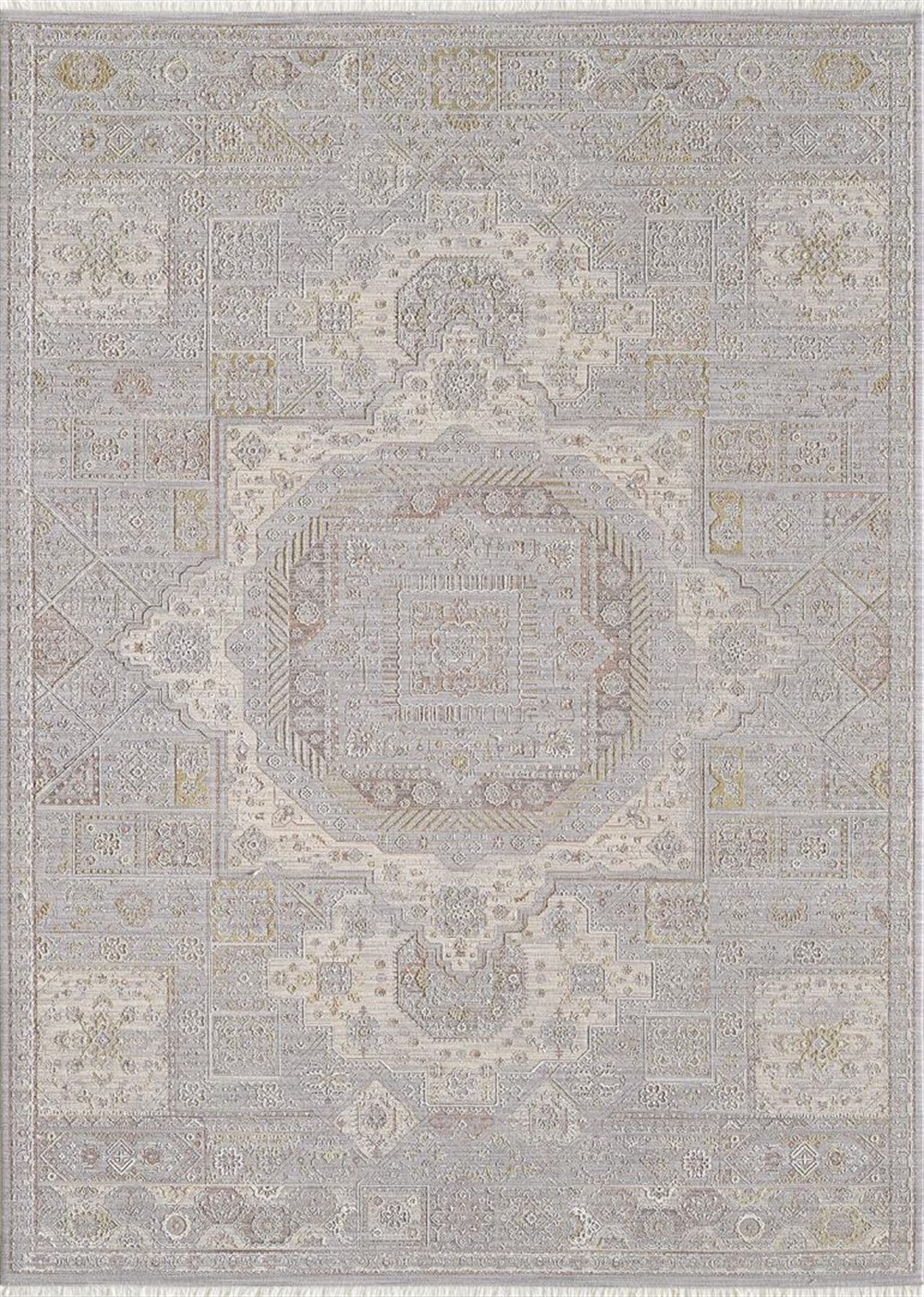 WOOLKNOT HALI HERA M616M AÇIK GRİ KREM