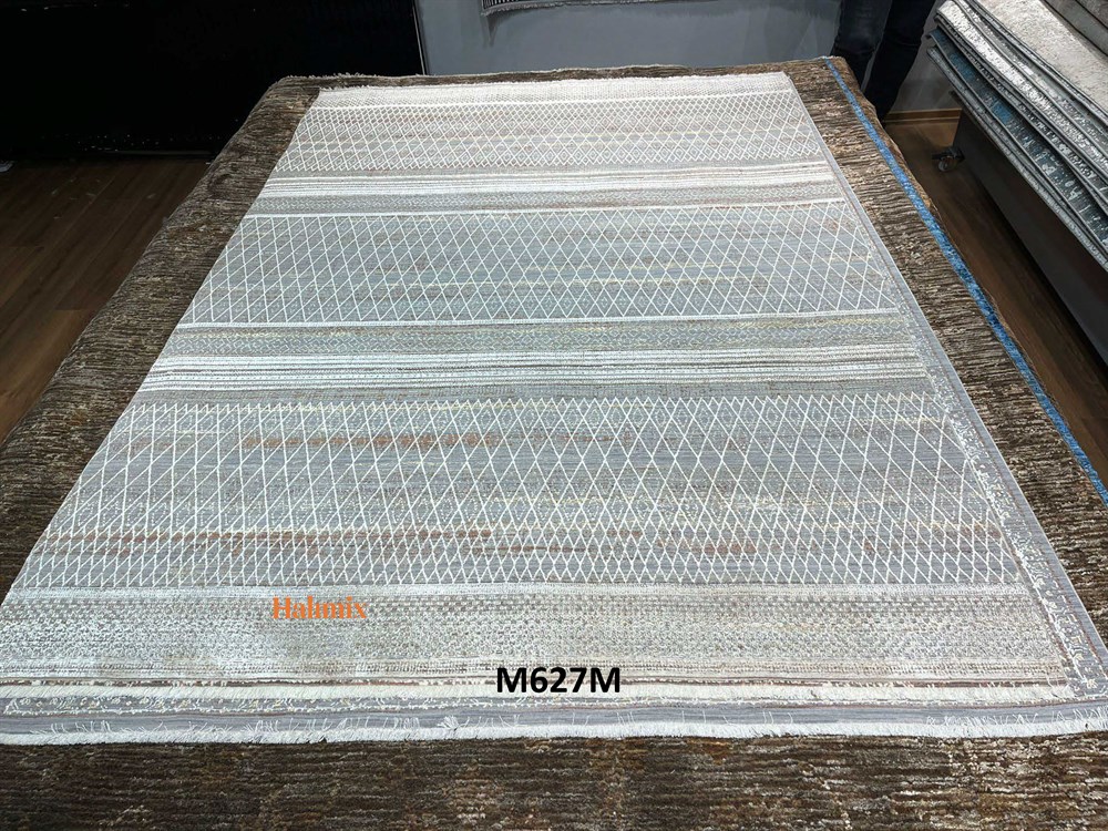 WOOLKNOT HALI HERA M627M AÇIK GRİ KREM
