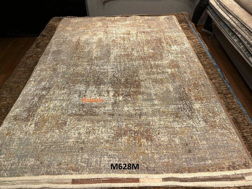 WOOLKNOT HALI HERA M628M AÇIK GRİ KREM