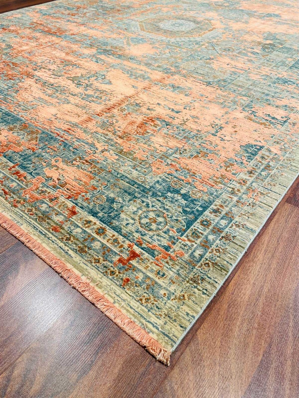 WOOLKNOT HALI HISTORIA 3025B ORANGE 113