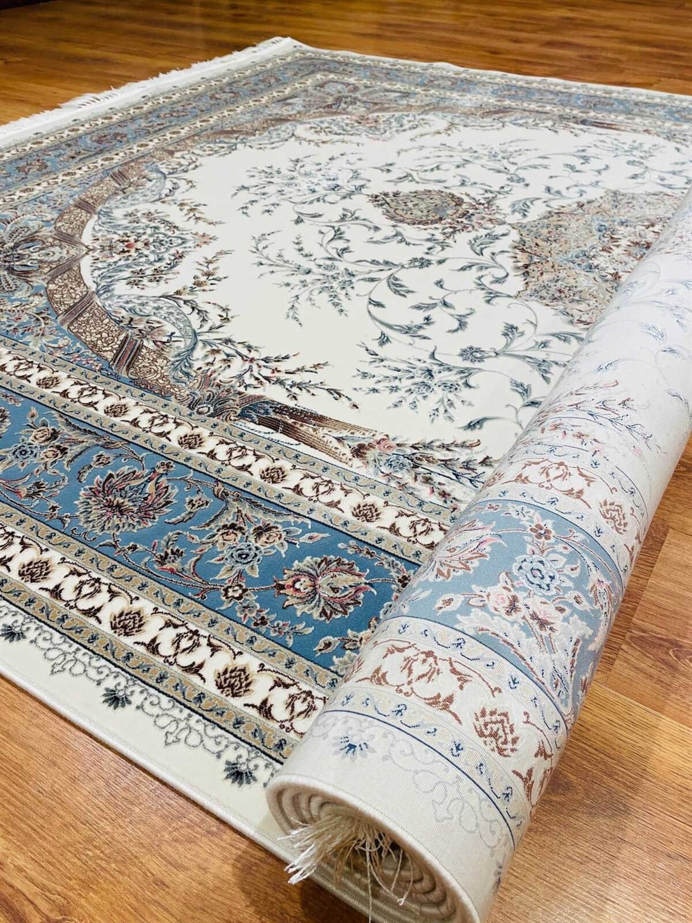 WOOLKNOT HALI MIRAGE 2199B BEJ MAVİ