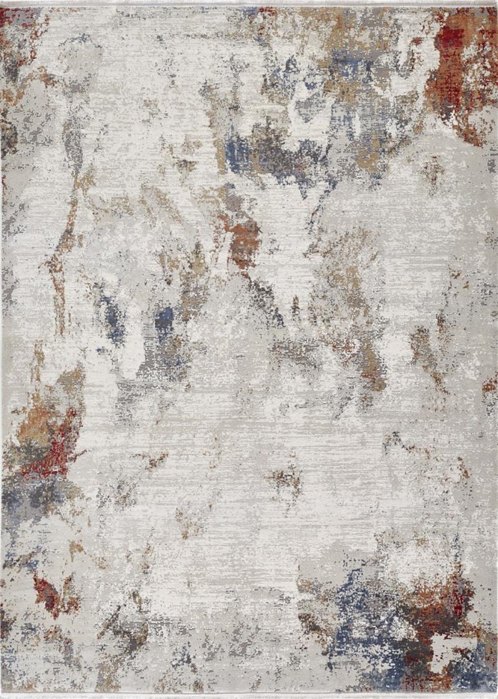 WOOLKNOT HALI NEVADA NV013 GRİ MAVİ