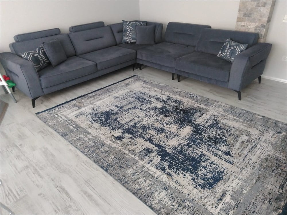 WOOLKNOT HALI OVERDYE M175Q DARK BLUE 1901 DAİRE