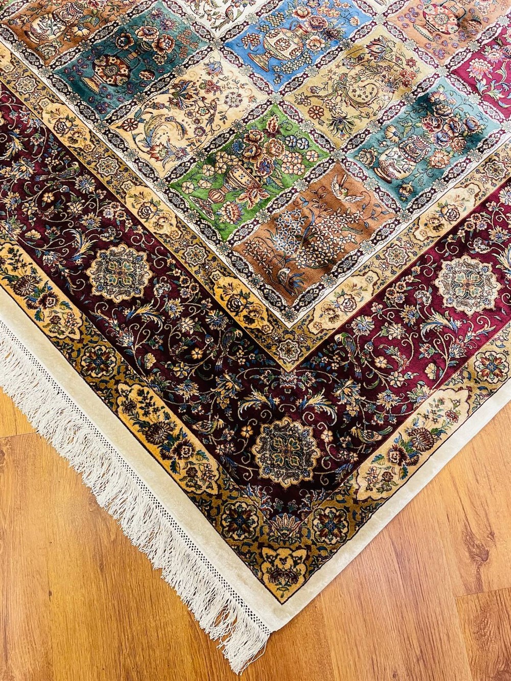 WOOLKNOT HALI QUM 2040 BORDO PAFTALI