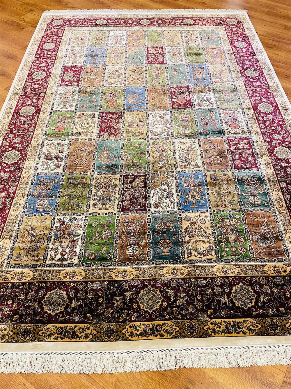 WOOLKNOT HALI QUM 2040 BORDO PAFTALI
