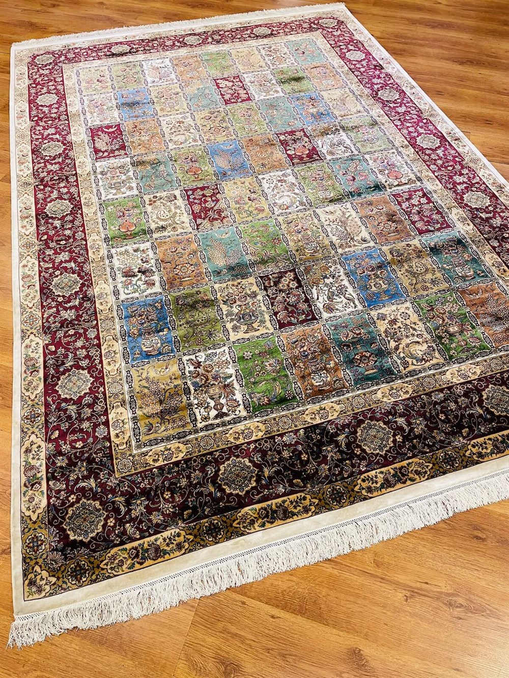 WOOLKNOT HALI QUM 2040 BORDO PAFTALI
