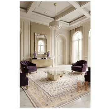 WOOLKNOT HALI ROYAL RYL05 KREM BEJ