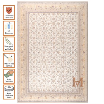 WOOLKNOT HALI ROYAL RYL05 KREM BEJ