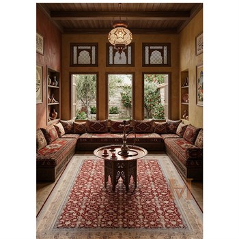 WOOLKNOT HALI ROYAL RYL07 KIRMIZI