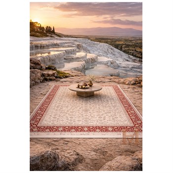 WOOLKNOT HALI ROYAL RYL18 KREM BORDO