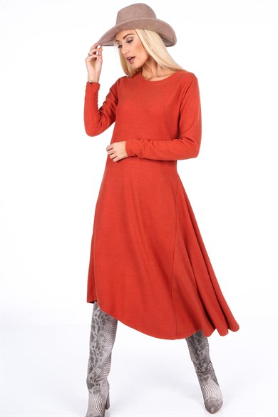 Asimetrik Maxi Elbise