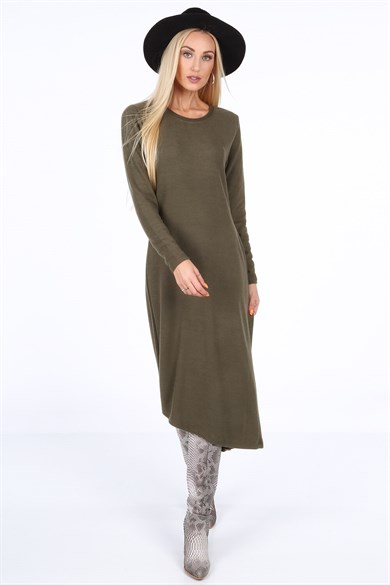Asimetrik Maxi Elbise