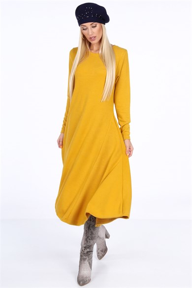 Asimetrik Maxi Elbise