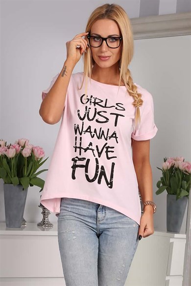 Baskılı Kadın T-Shirt