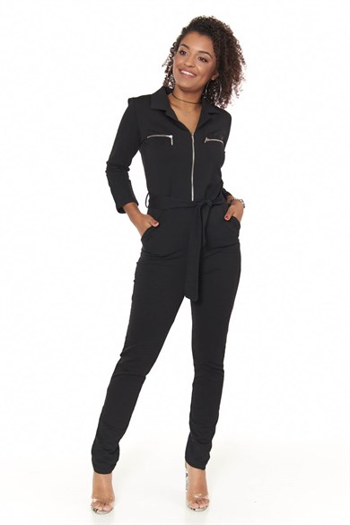 Fermuar Detaylı Tulum