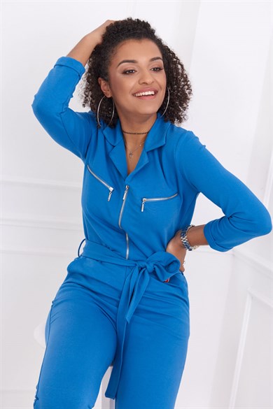 Fermuar Detaylı Tulum