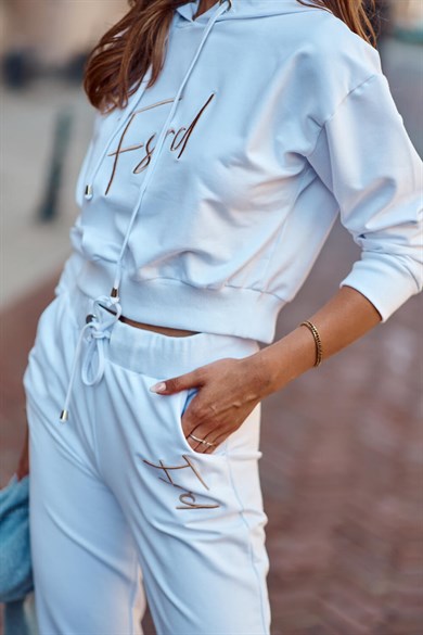 Kapüşonlu Kadın İkili Takım