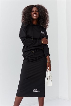 Sweatshirt ve Etekli İkili Takım