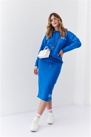 Sweatshirt ve Etekli İkili Takım