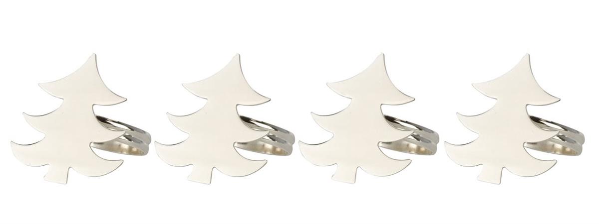 4Lü Çam Ağacı Peçete Halkası