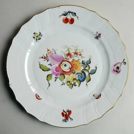 Bfr Serisi Meyveli Dekor 19 Cm Tatlı Tabağı