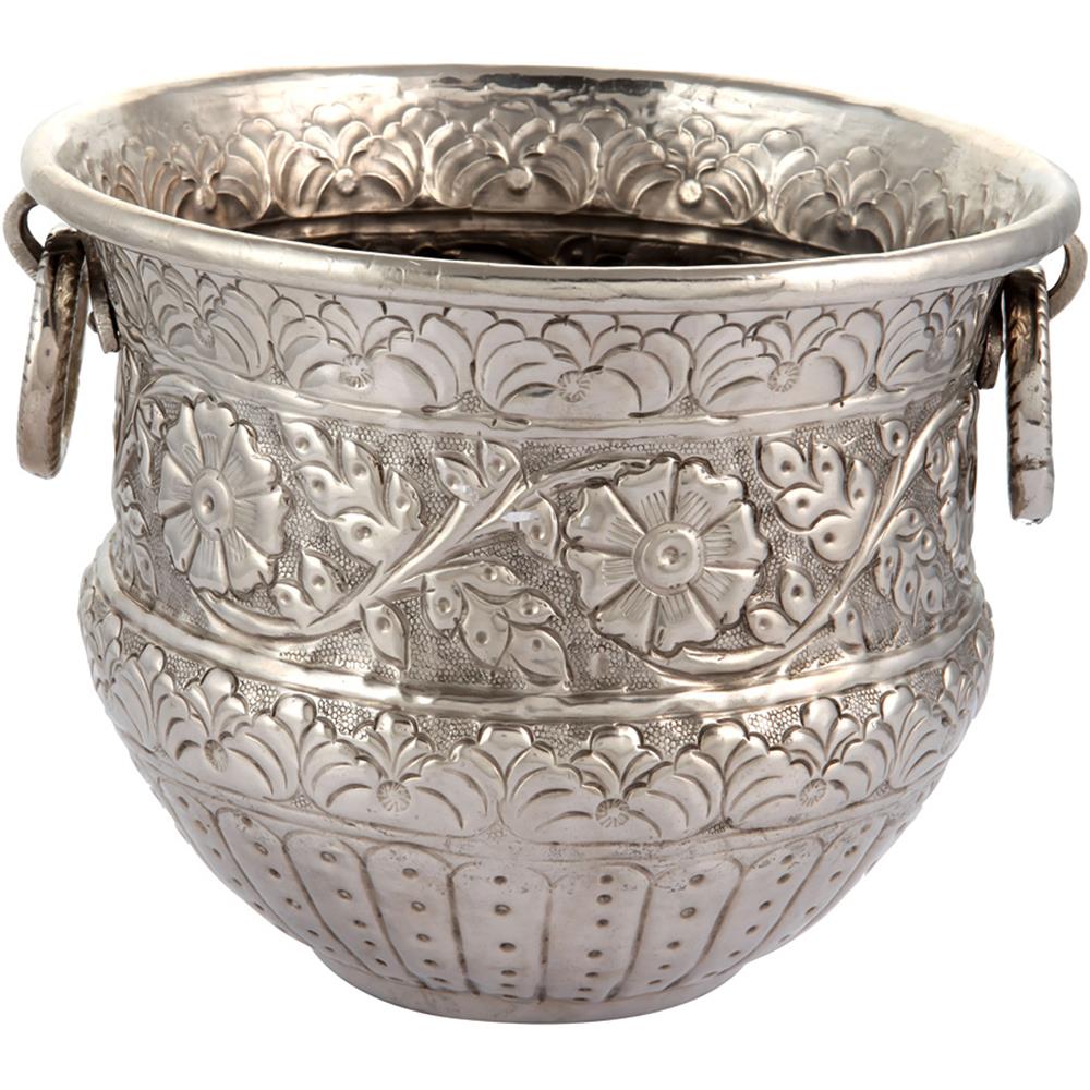 Gümüş Kaplama  Saksı