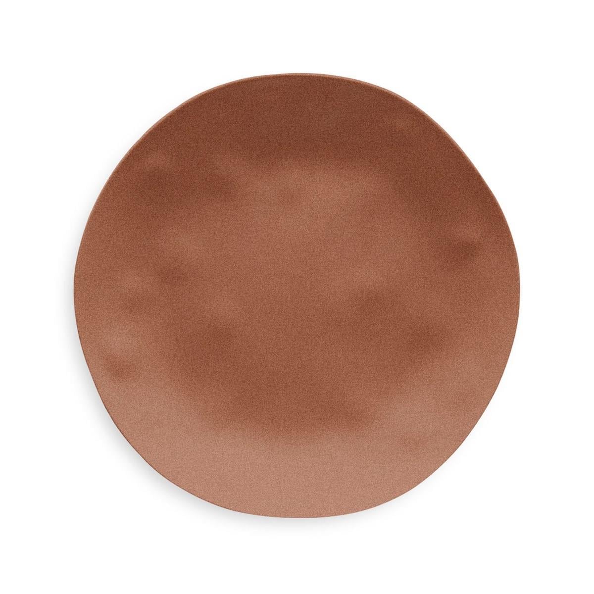 Planta Matte Terracotta Yemek Tabağı 26.7 x 26.7 x