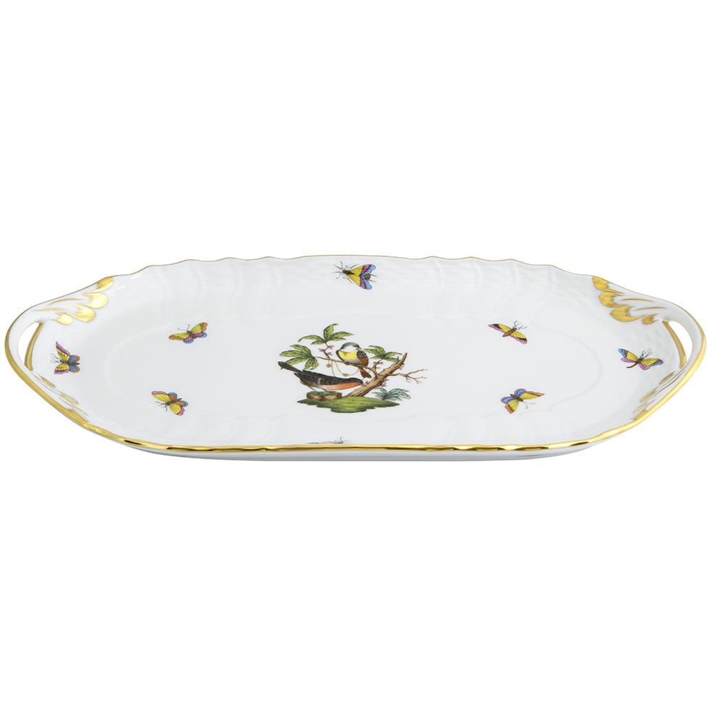 Rothschild Serisi Kuşlu Dekor Tepsi