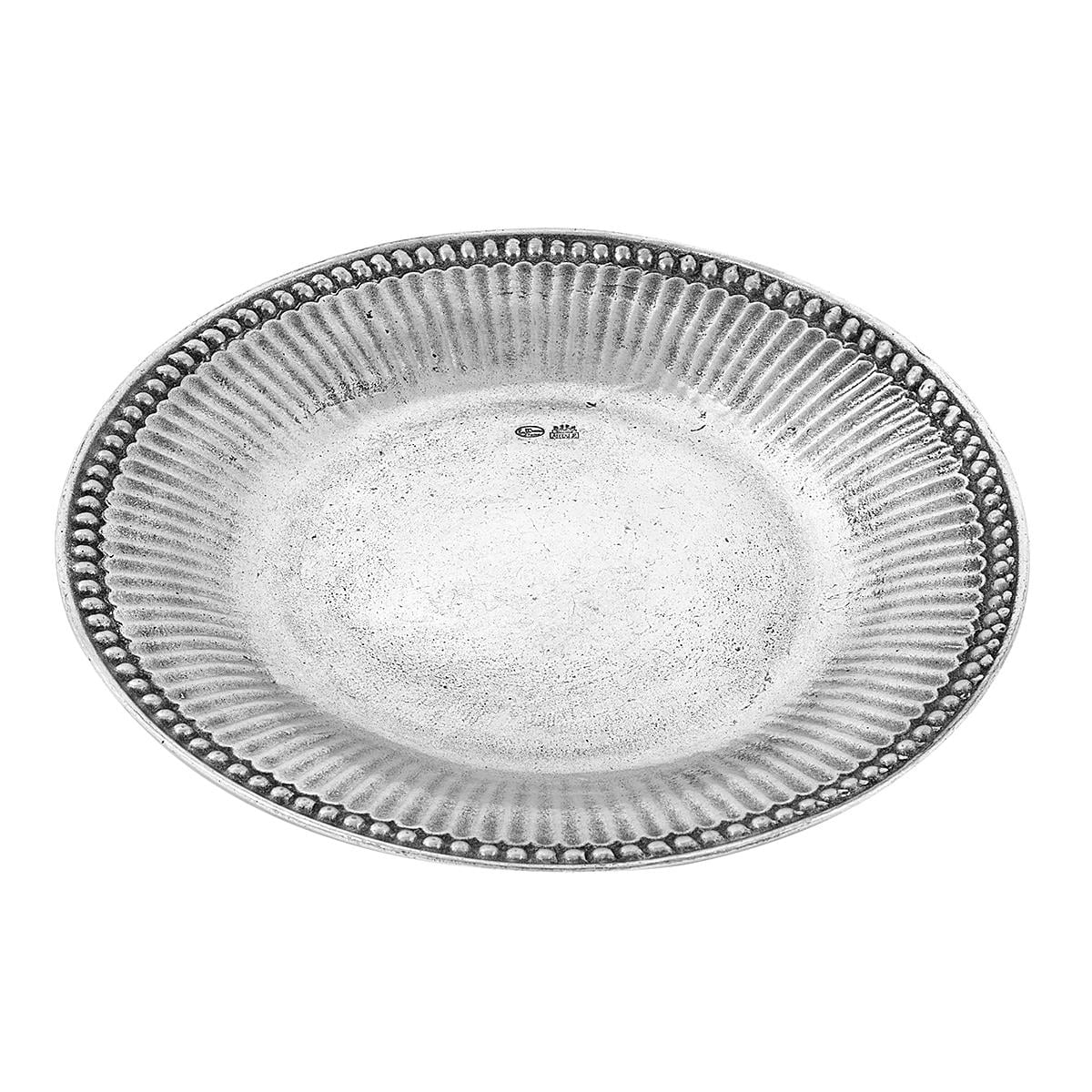 28 Cm Kalay Yuvarlak Servis Tabağı