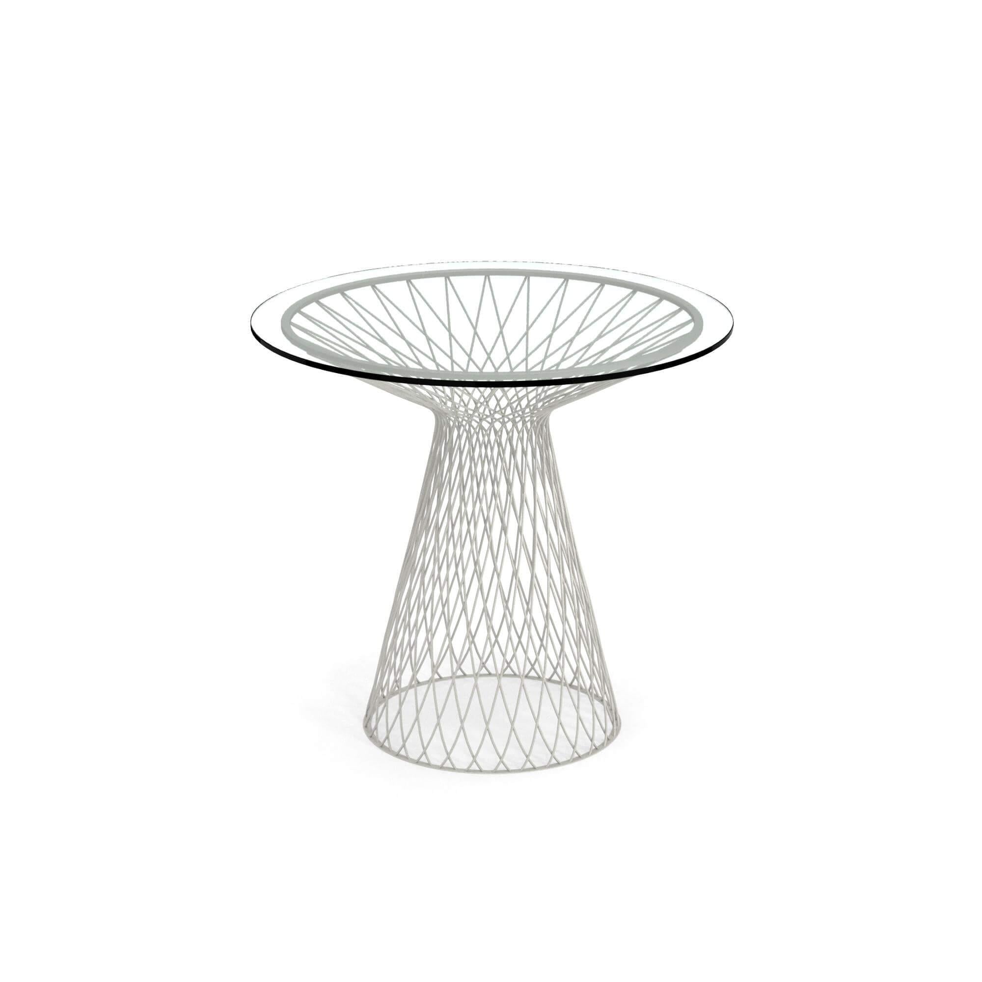 495 Heaven Puf/ Sehpa İskeleti (9002 White) D45X47h