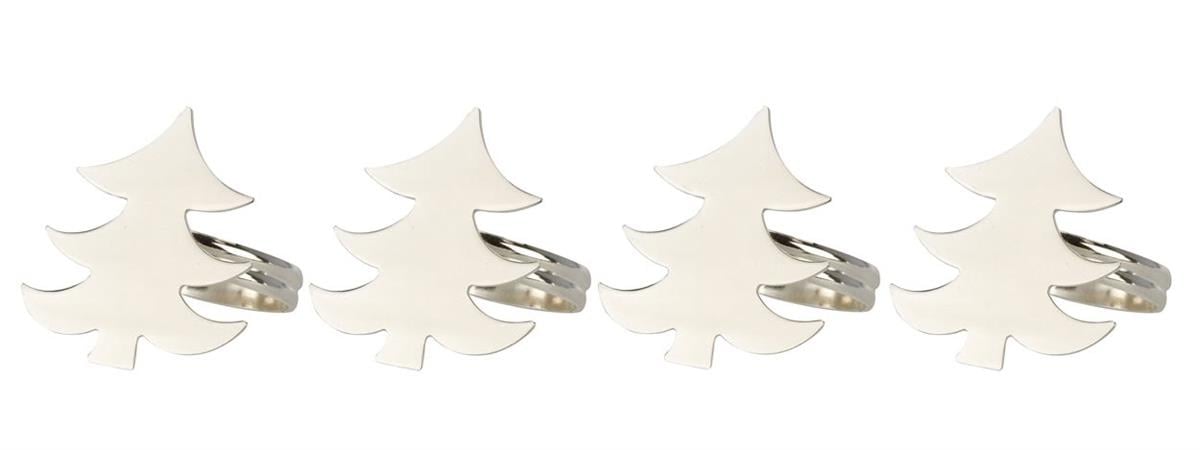 4Lü Çam Ağacı Peçete Halkası