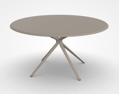 Allsize Yemek Masası (221)-Ayak Aluminium White-Tabla Stoneware Gress Snow
