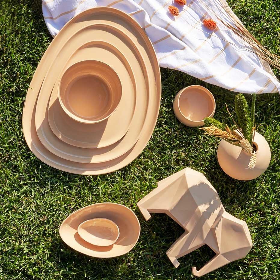 Amorf Orta Boy Tabak Saman Parlak