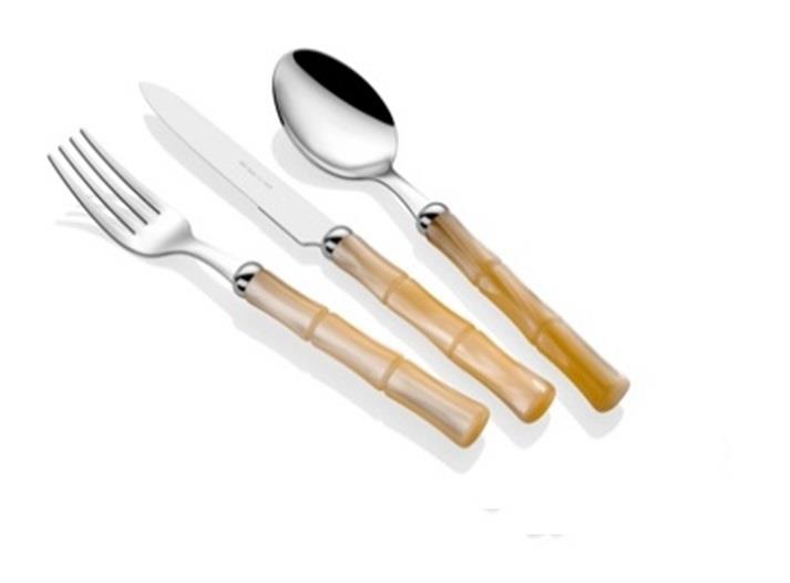 Bamboo Kemik 75 Parça Çatal Bıçak Takımı