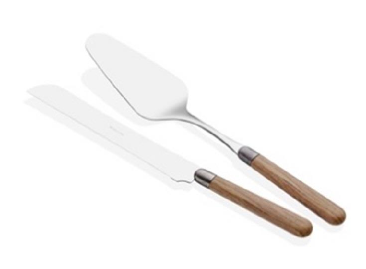 Cortina Meşe 2 Parça Pasta Servis Seti