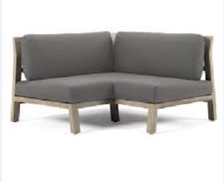 Costes Köşe Modül - Pickled Teak - 120x120xh70 (ETH-COAN0500)