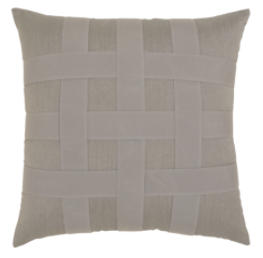 ELS-ZR1- Basketweave Gray Kırlent 20 x20