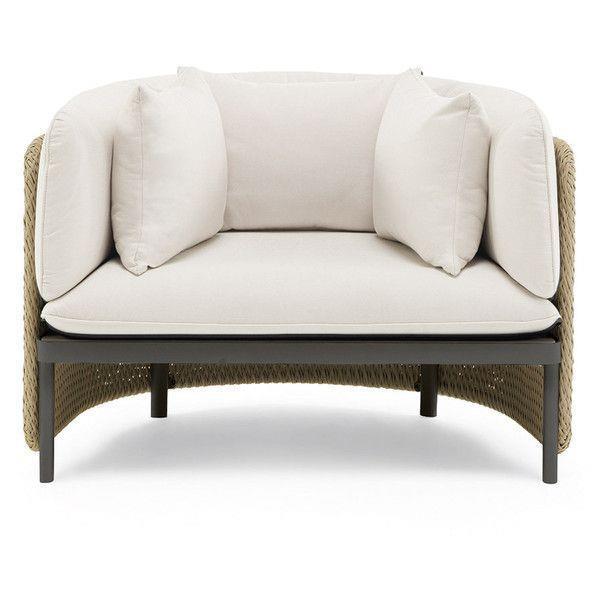 Esedra Koltuk - Alçak Sırtlı - Natwick Tight Weave (Kapalı Örgü)/ Aluminium: Dark Grey - 101x81xh69 cm