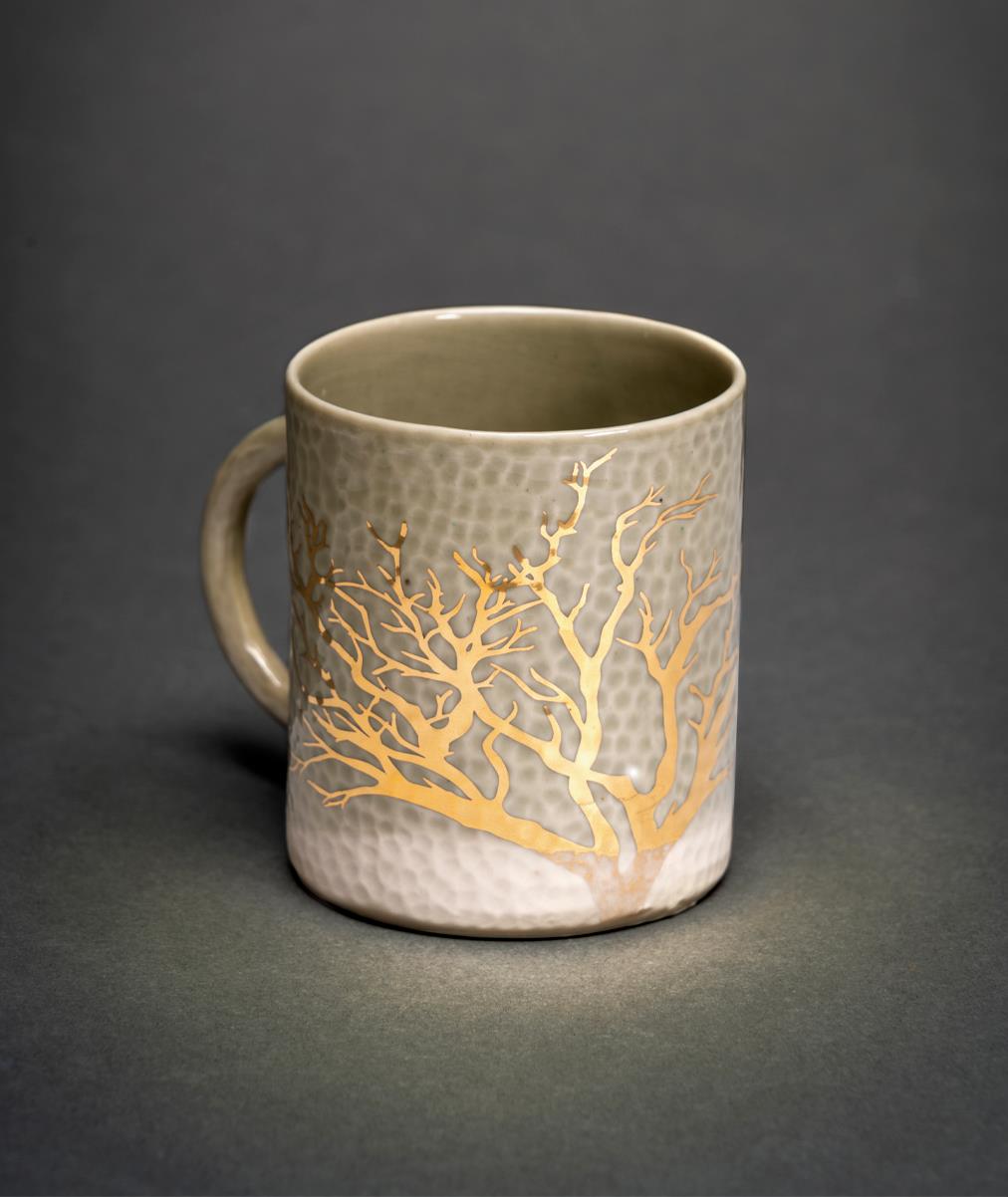 GOLDEN TREE, PORSELEN KUPA