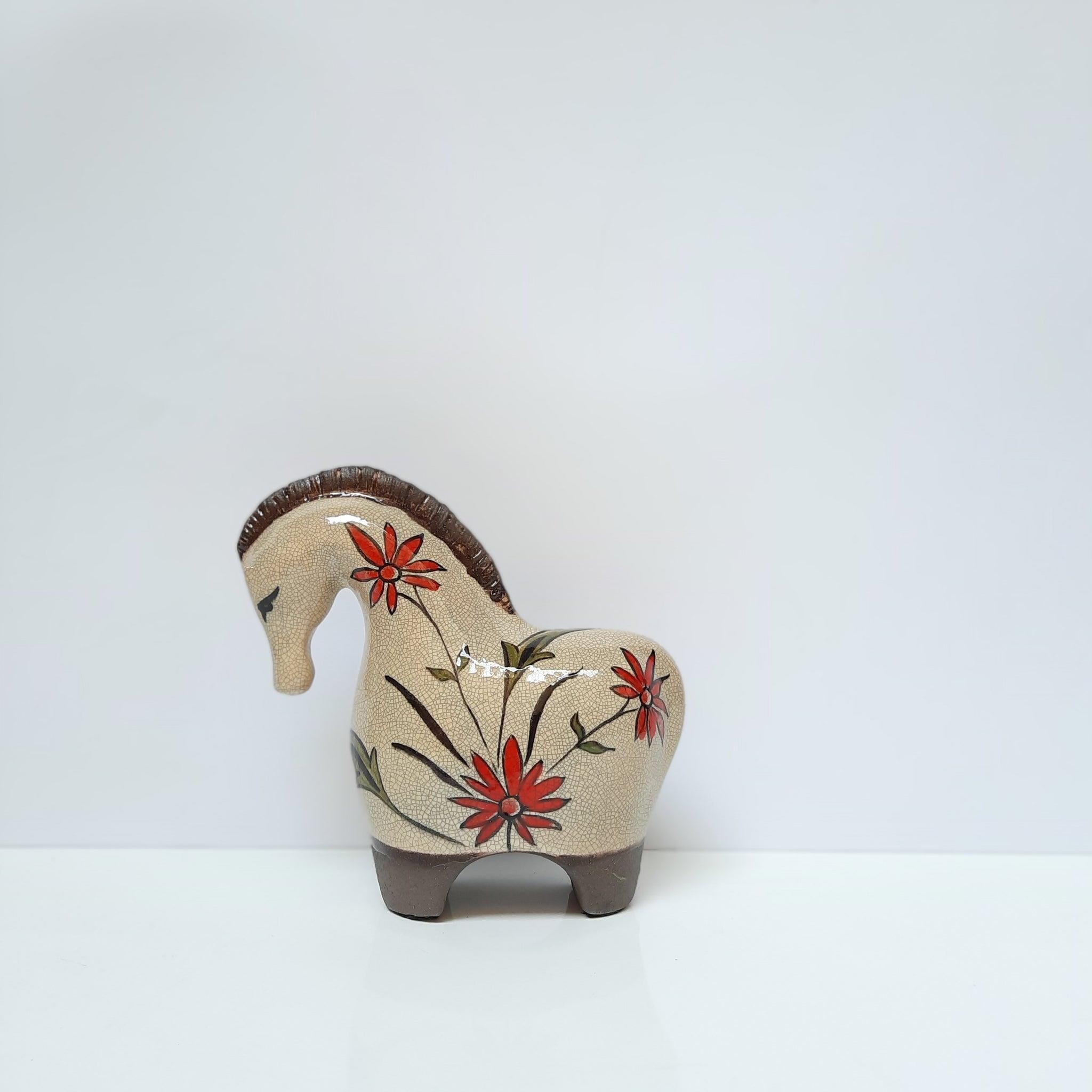 Handmade Dekoratif At Desenli (L)