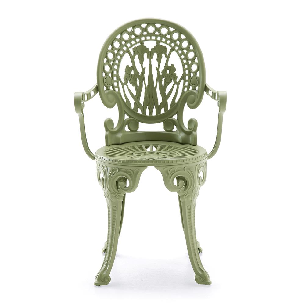 Narcisi Kollu Sandalye - Sage Green (Cod.16) - cm 54 x 52 x h 44/90