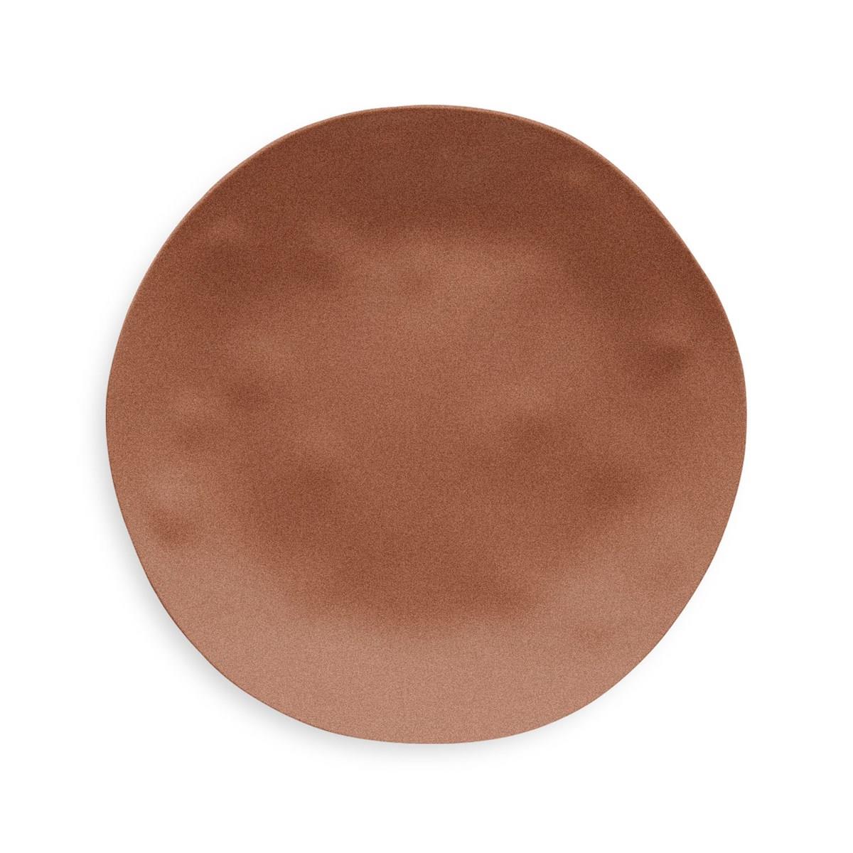 Planta Matte Terracotta Yemek Tabağı 26.7 x 26.7 x