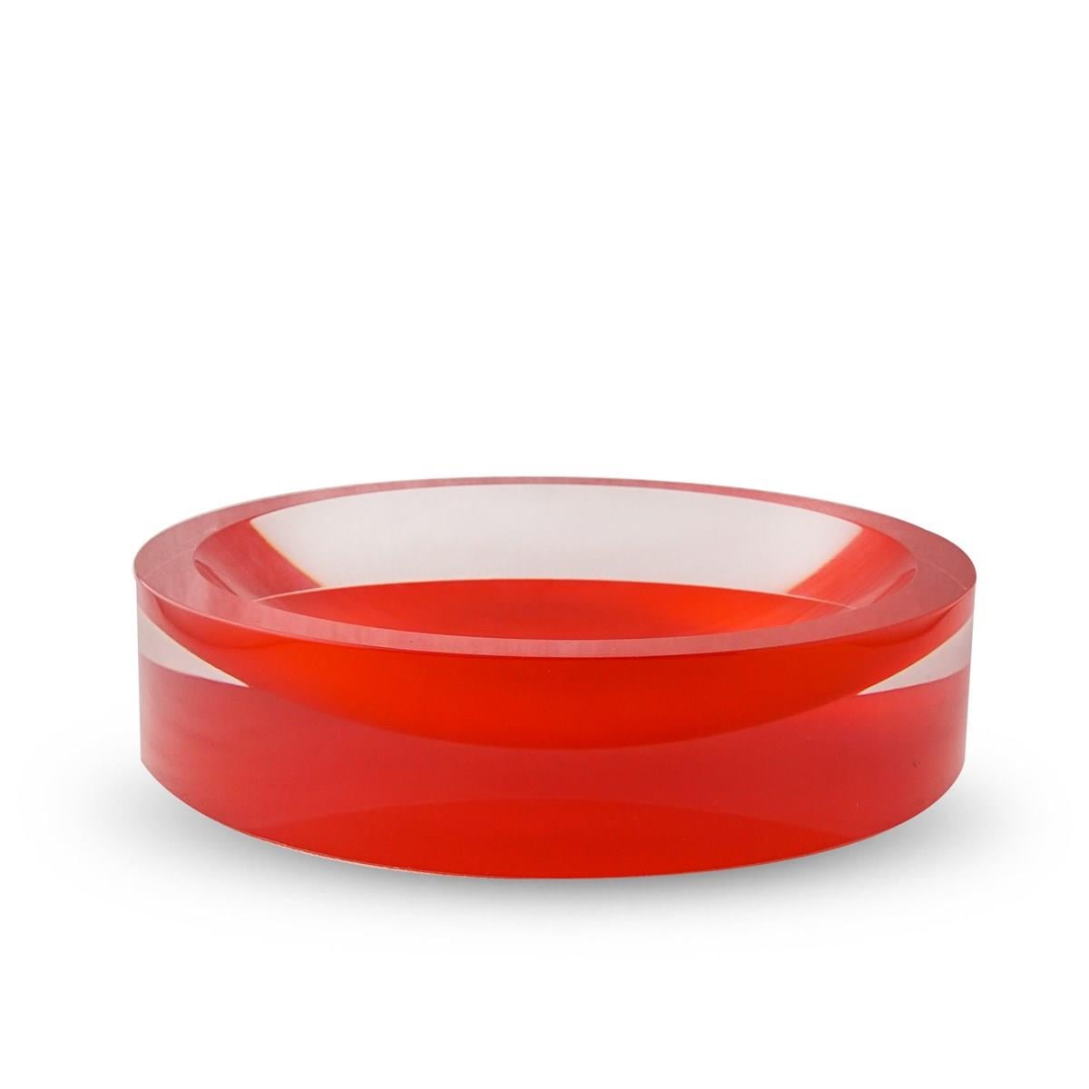 Pleksi Bowl Kırmızı 23cm