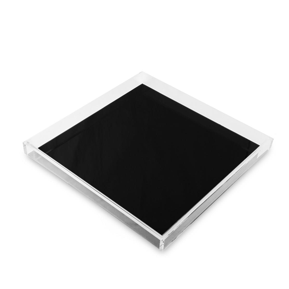 Pleksi Tepsi 30X30cm Fume