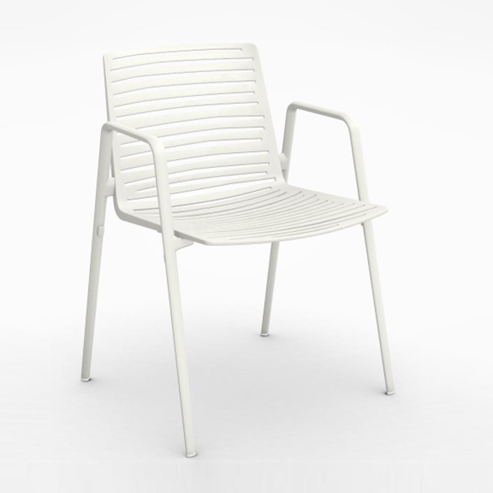 Zebra Kollu Sandalye - Beyaz ( Code:01 ) - 58x56x79h