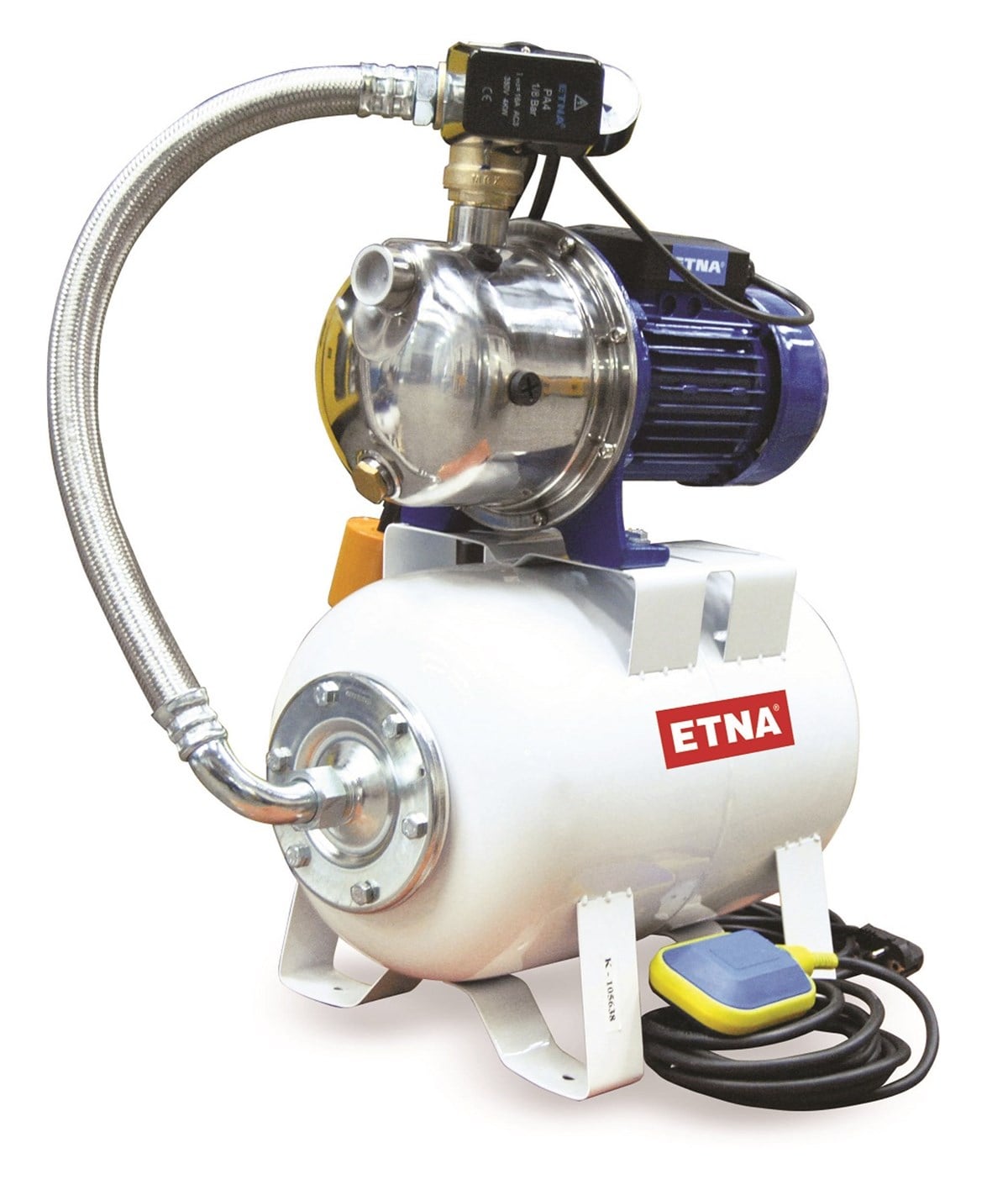 ETNA JET INOX 100-50 WS (5Kat-6Daire) - 50lt. Tanklı Kendinden Emişli Jet Hidrofor
