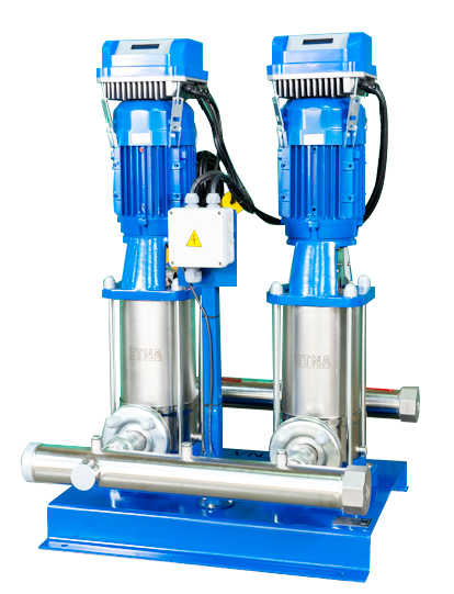 ETNA Paslanmaz Çelik İki Pompalı Frekans Konvertörlü Hidrofor (2 HF KI 5/10-22) 