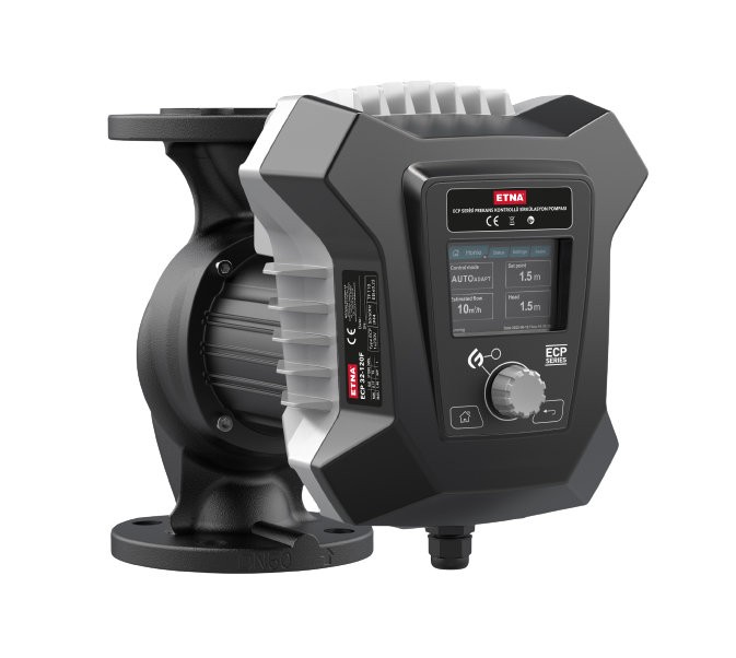 EtnaECP 32-120F 220 Flanşlı Frekans Kontrollü Islak Rotorlu Sirkülasyon Pompası